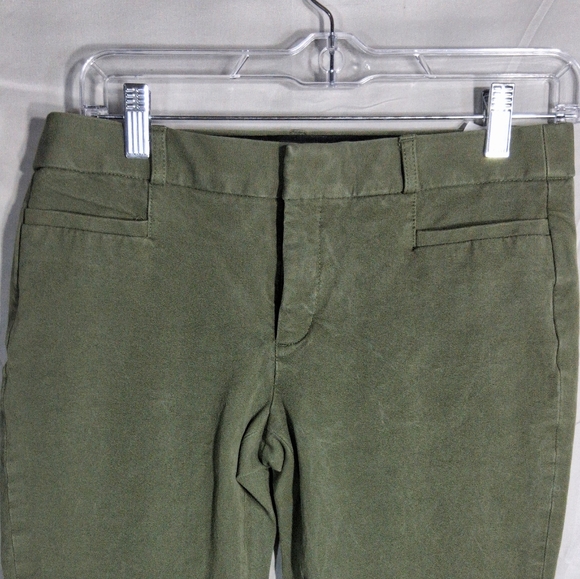 Banana Republic Chic Women's Size 6 Olive Green Sloan Chino's Pants - Picture 5 of 10